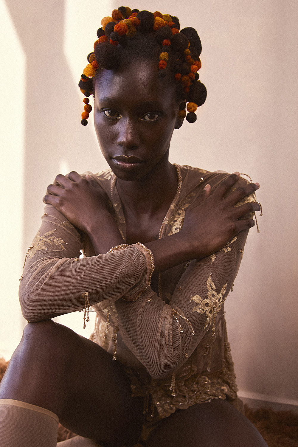 Avant Garde Ball Head Piece - Eunji Kim - Afterglow Collection